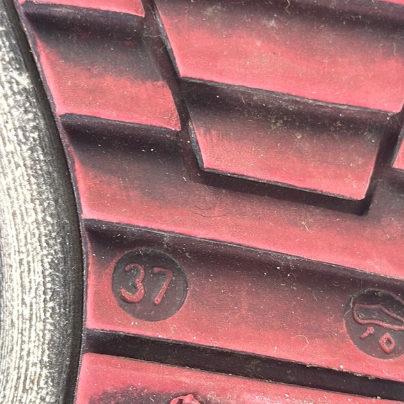 Remonte Chic Burgundy Leather Lace-Up Bootie High- Top Sneakers - Picture 9 of 11